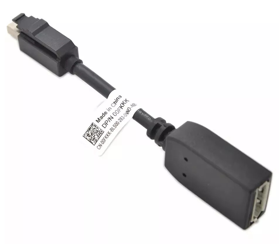 Lot New For Dell Mini DP to DP Display Port Adapter Cable 00FKKK 0FKKK