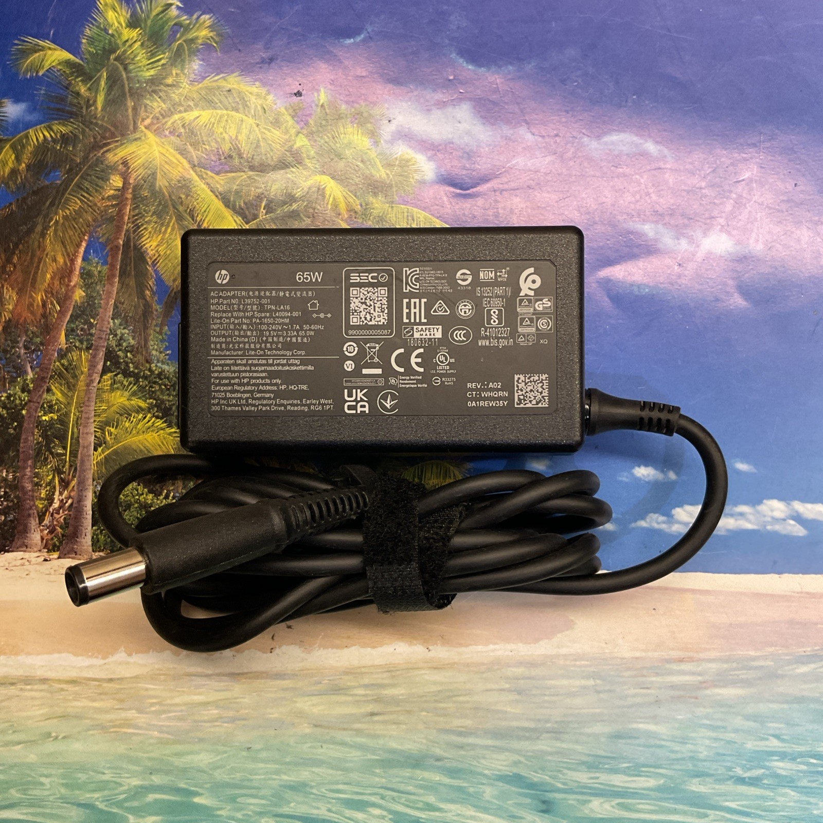 LOT OF 20 HP TPN-LA16 TPN-CA16 19.5V 3.33A 65W  AC Power Adapter 7.4mm NO CORD