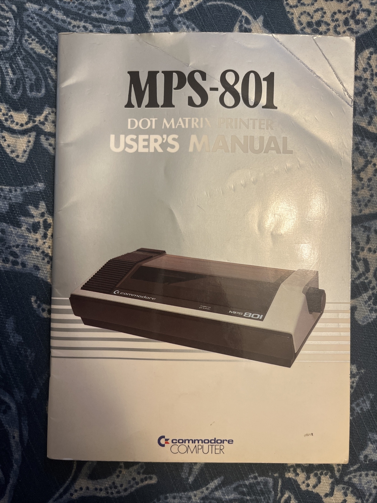 VTG 1983 Commodore MPS-801 Dot Matrix Printer User's Manual