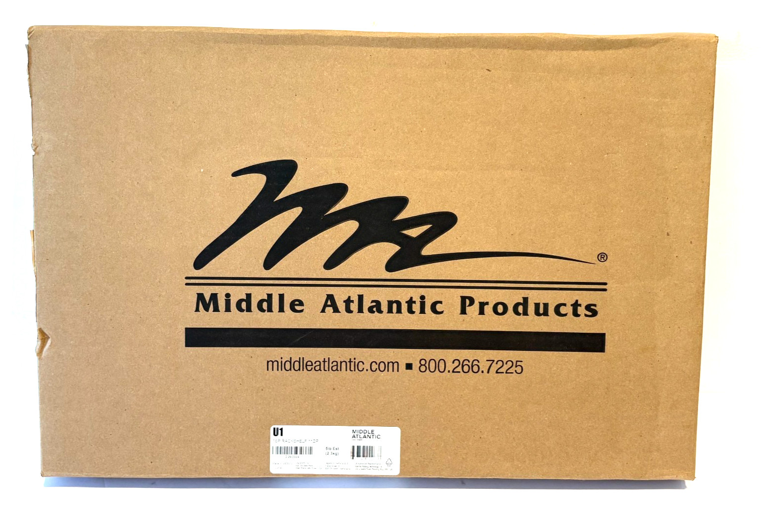 Middle Atlantic U1 1U 1SP Rack Shelf 11" Deep 19" Rackshelf Black New In Box