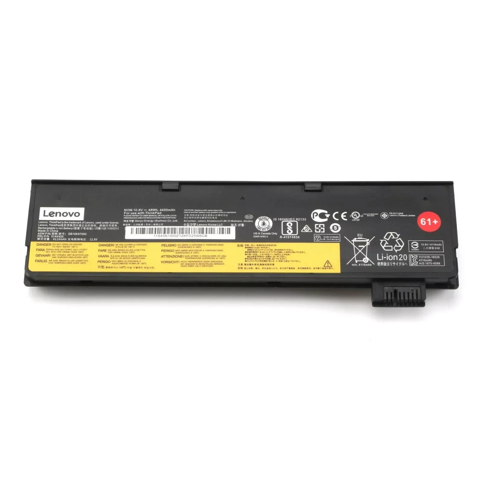 Original 61+ 48Wh Battery For Lenovo Thinkpad 01AV425 T470 T480 T570 T580 NEW