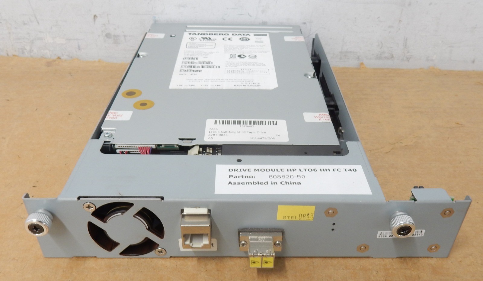 TANDBERG 7226 LTO-6 half-height FC Tape Drive