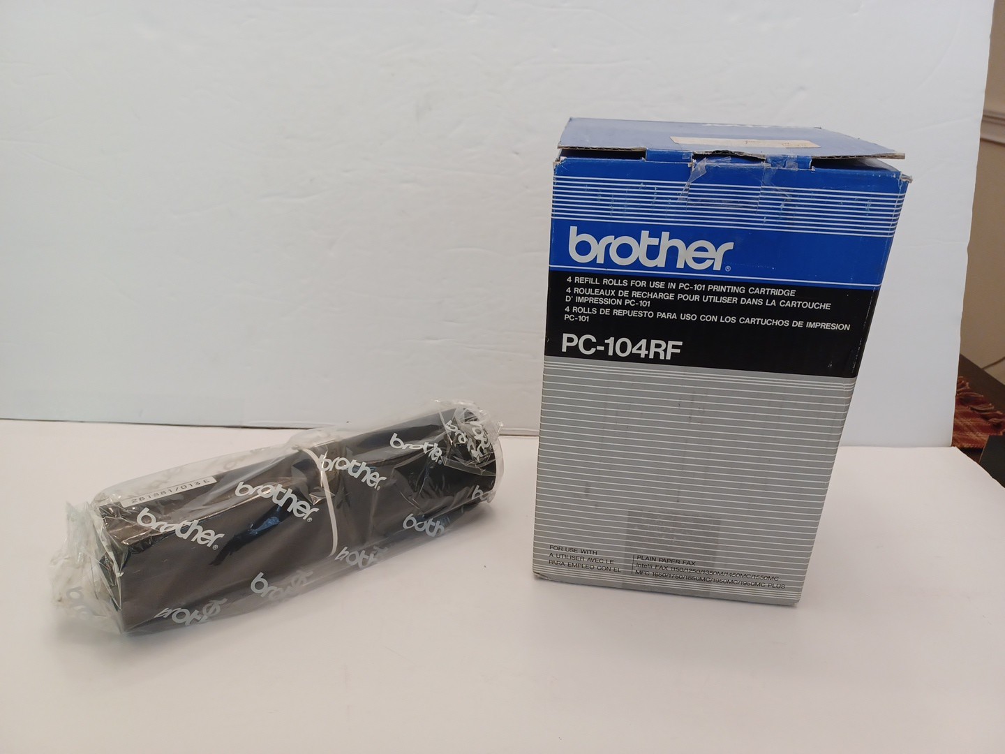 Brother Printing Refill Rolls PC-104RF  4 Rolls For PC-101 Cartridges NEW IN BOX