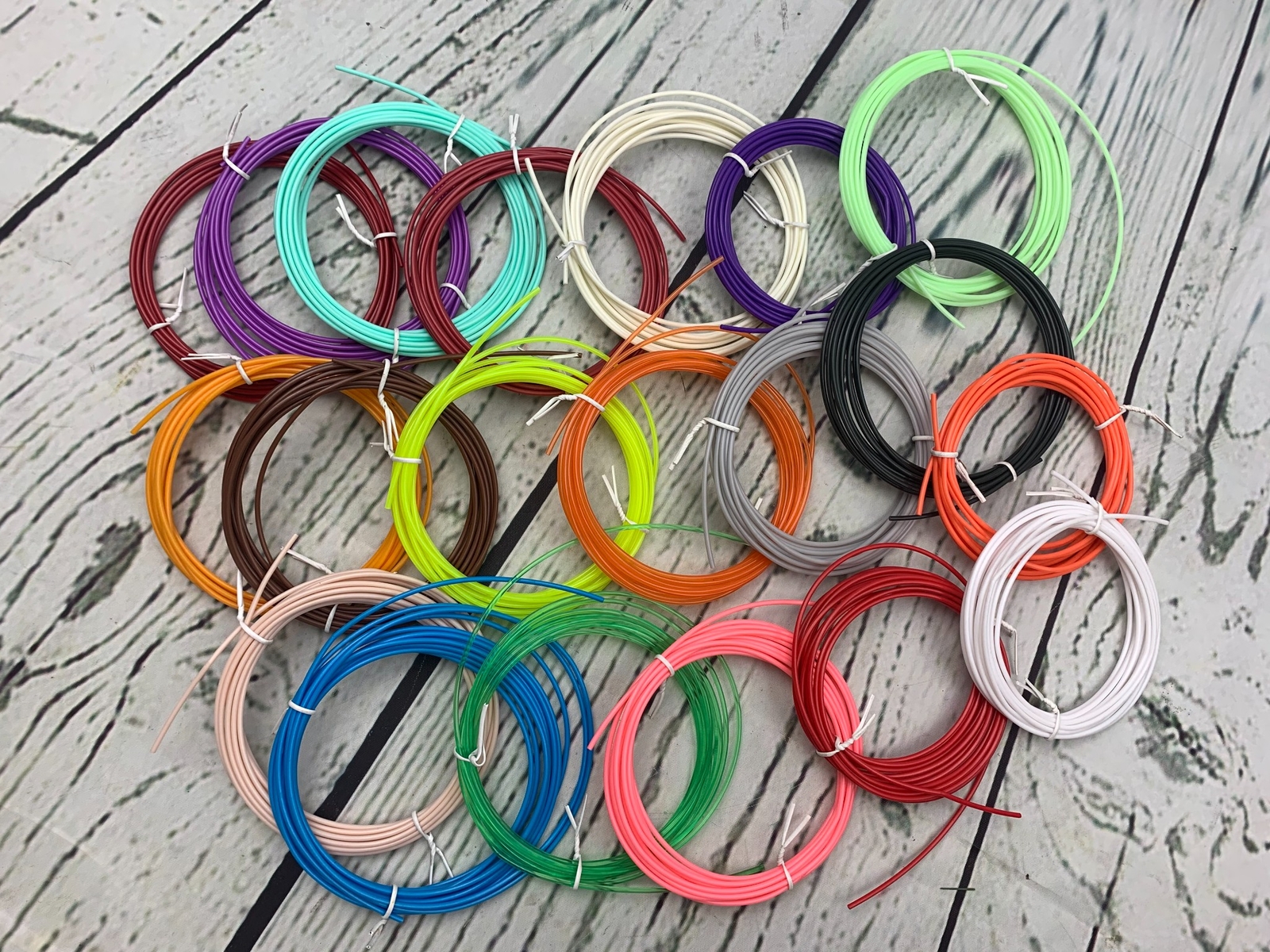 20 Colors 3D Pen PLA Filament Refills 10 Feet Each Color Total 200Ft 3D