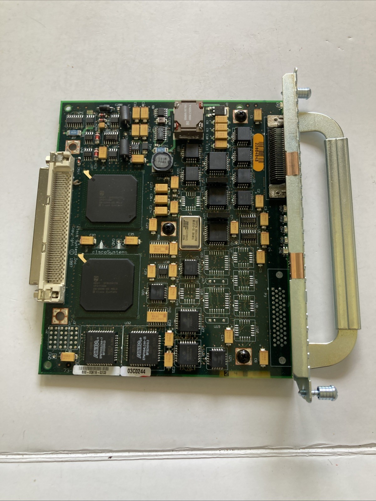 Cisco NM-1HSSI 1PORT High Speed Serial Interface Network.