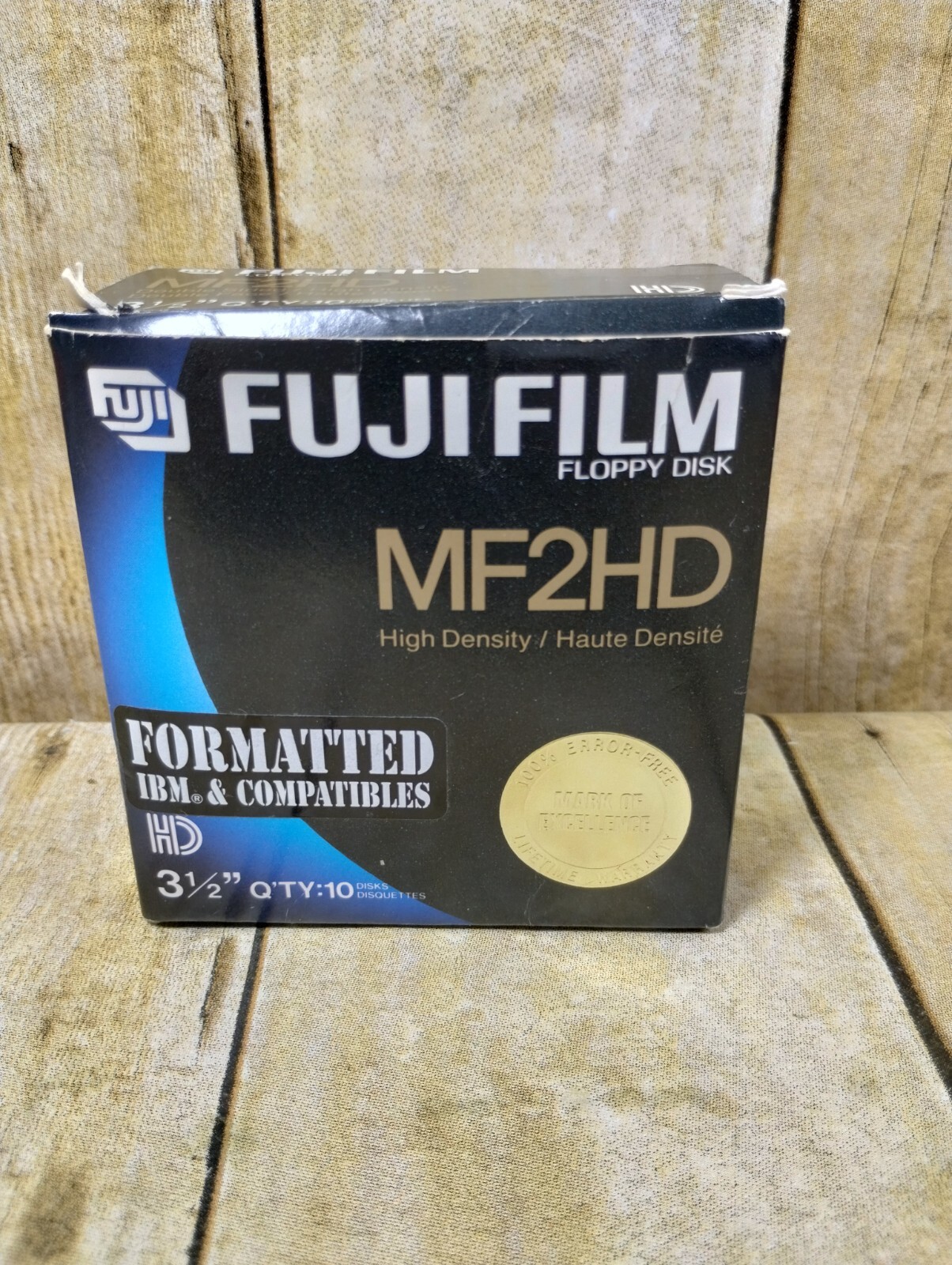 15 Vtg Fuji Film 3 1/2” Floppy Disk - MF2HD Unused 