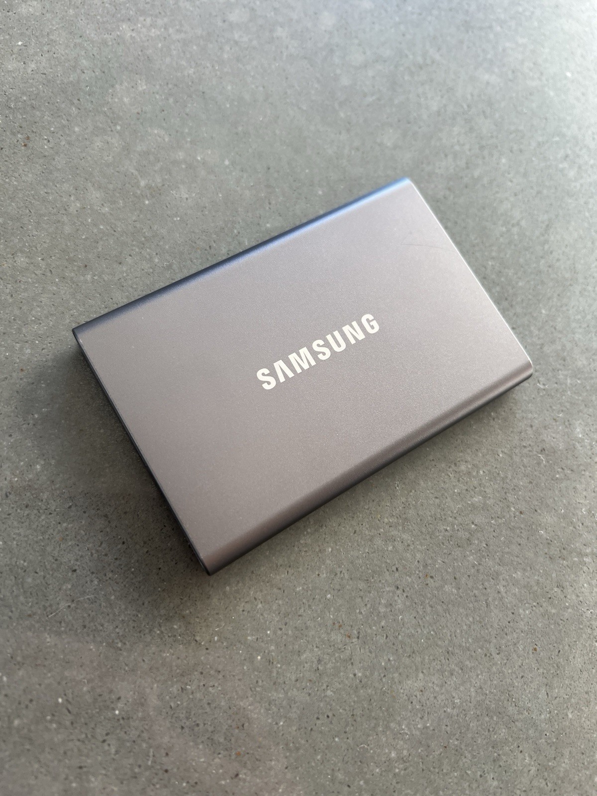 Samsung Portable T7 1TB USB-C External SSD - Gray (MU-PC1T0T)