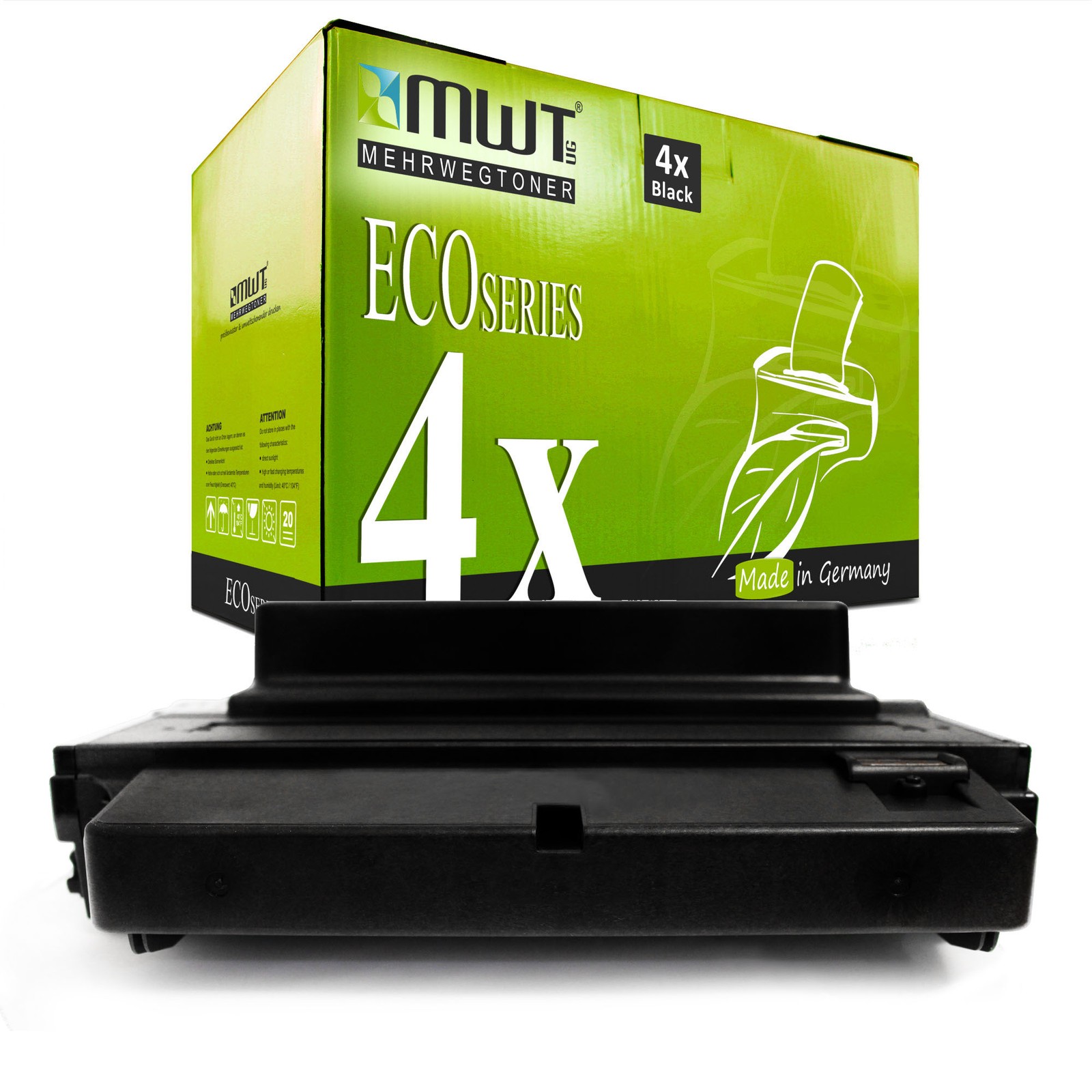 4x Eco Toner XXL for Dell B-2375-dfw B-2375-dnf B-2375-dn