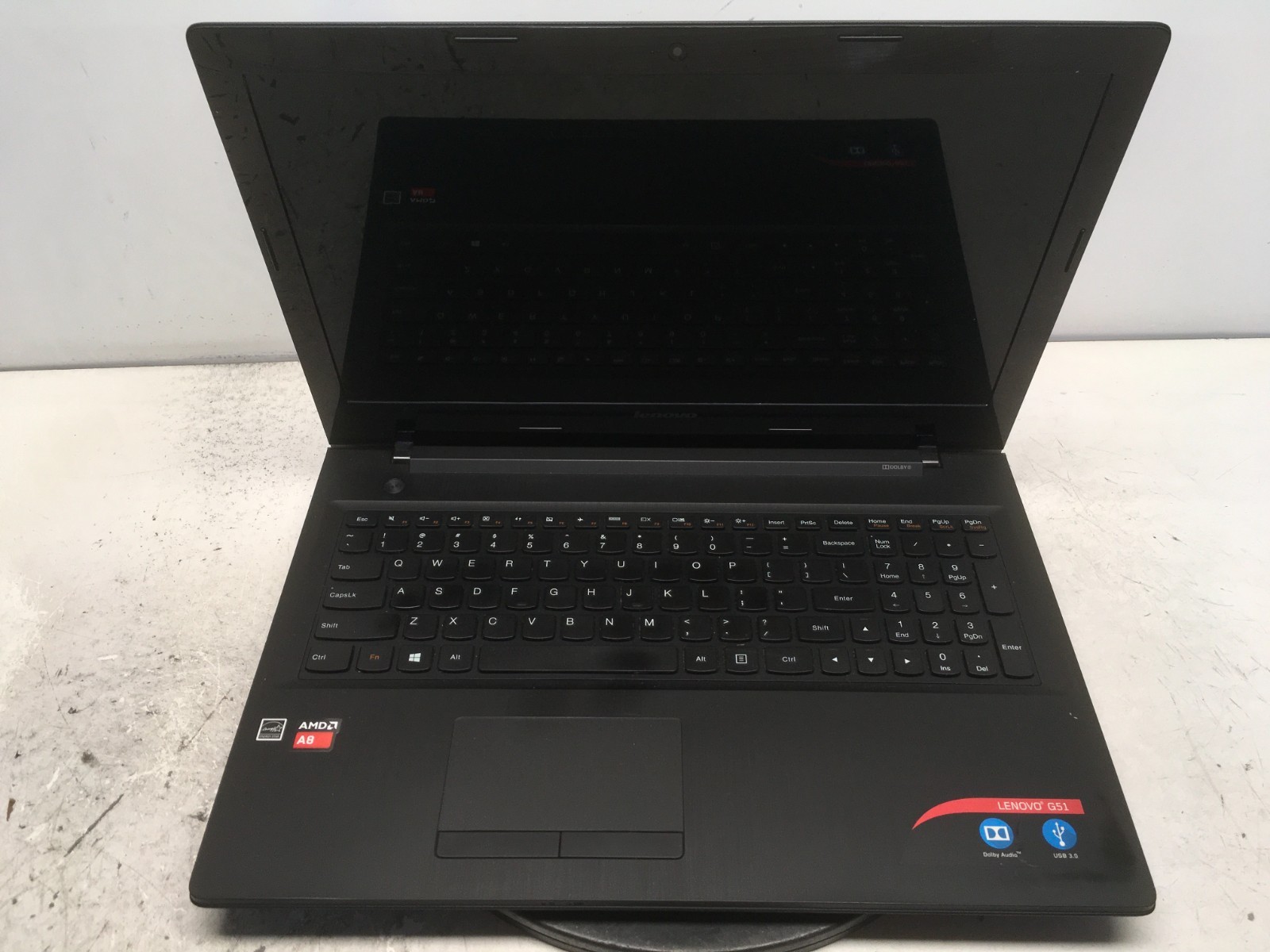 Lenovo G51-35 AMD A8-7410 2.2GHz 8 GB NO HDD No Batt