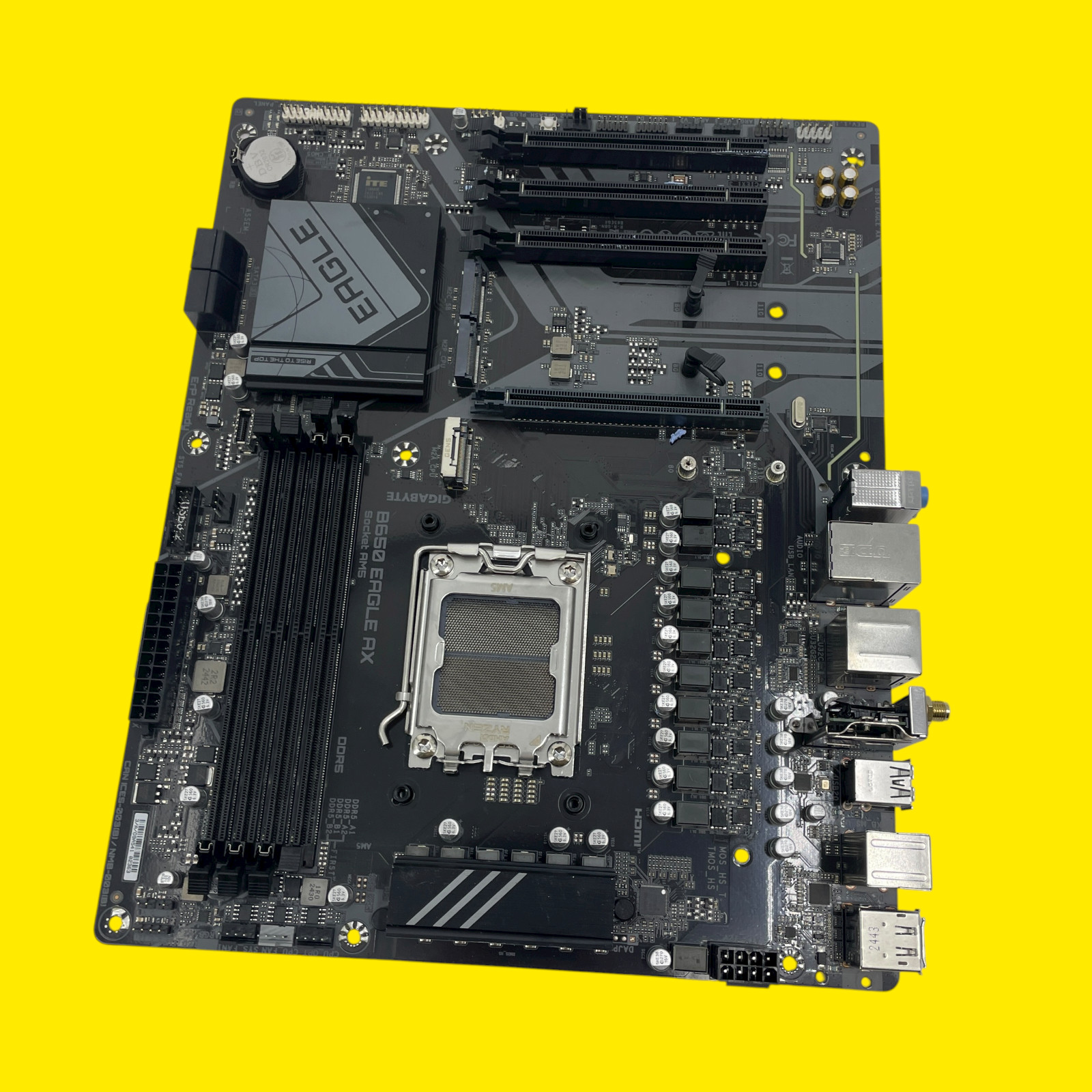 AS/IS GIGABYTE B650 EAGLE AX DDR5 Wi-Fi 6E ATX Motherboard #2949 z37/6