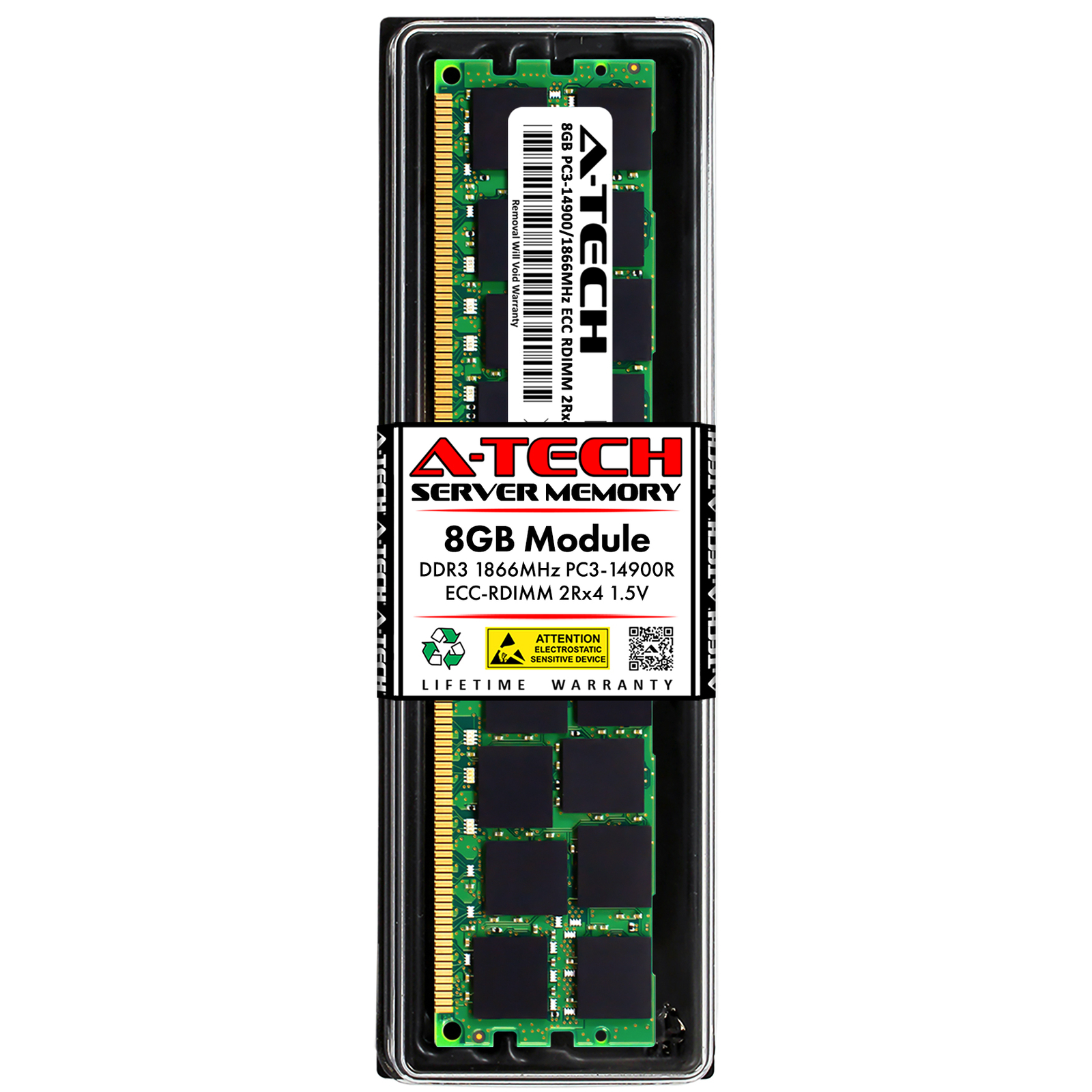 8GB DDR3 PC3-14900R ECC RDIMM Replacement for Cisco UCS-MR-1X082RZ-A= Memory RAM