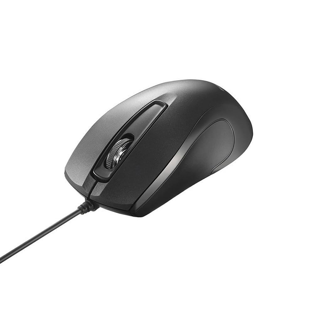 3-Button Wired BlueLED Heavy-Duty Business Mouse, Black, BSMBU2BKZ