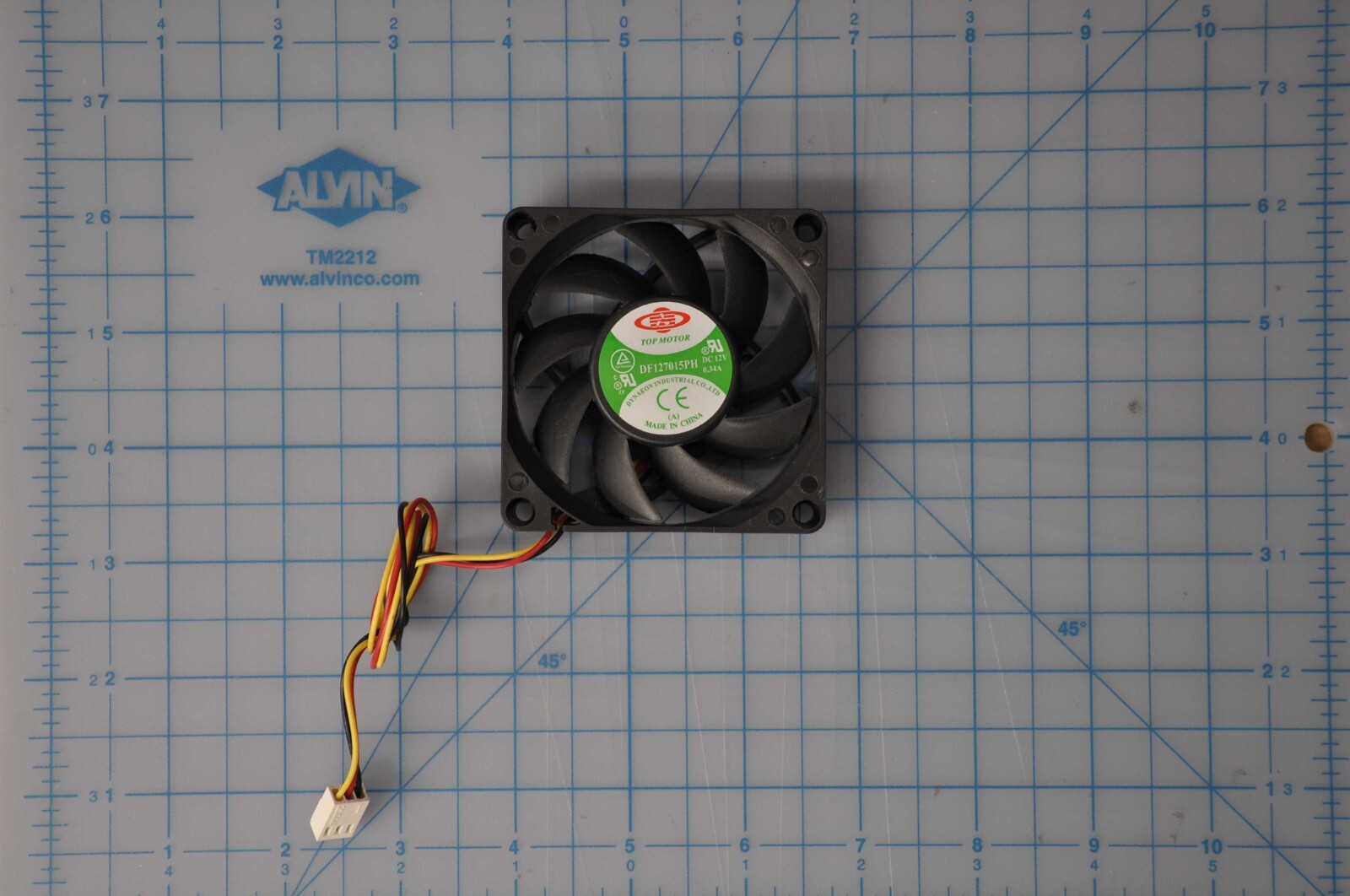 Top Motor DF127015PH 70x70x15MM 3Pin 12V High Speed Fan