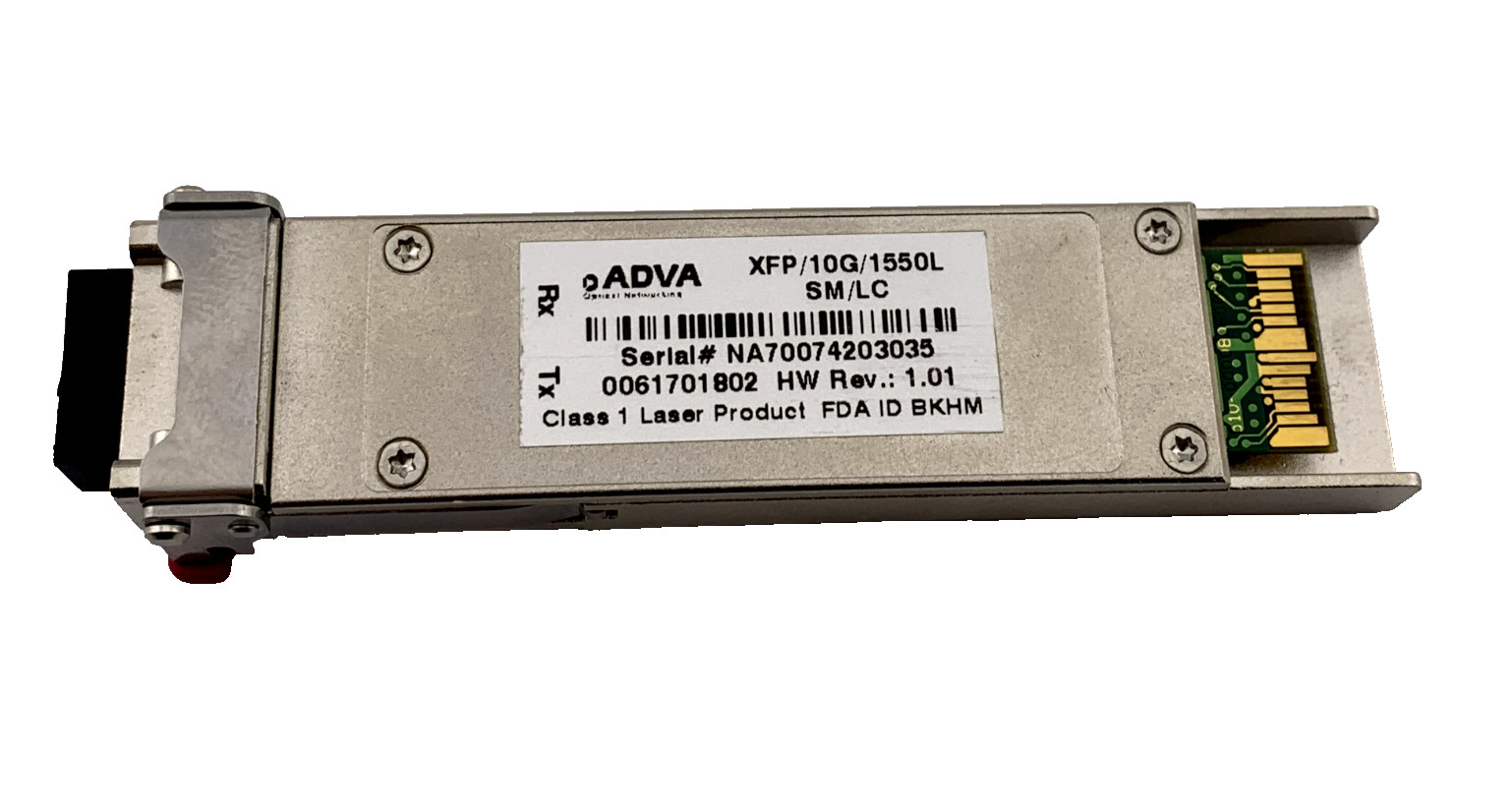 Adva XFP / 10G / 1550L SM/LC Transceiver 0061701802 Transceiver