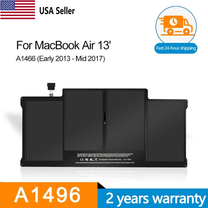 A1405 A1496 55Wh Battery For Apple Macbook Air 13'' A1466 2013 2014 2015 2017