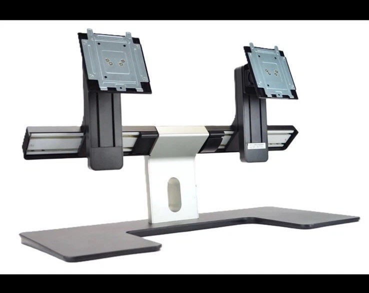 DELL OEM DUAL MONITOR STANDS FITS UP TO 24" 24-INCH SCREENS MDS14-0HXDW0