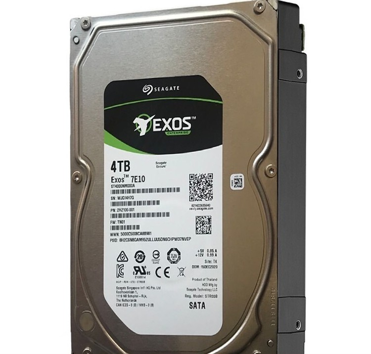 ST4000NM000B Seagate Exos 7E10 4 TB Hard Drive Internal SATA SATA/600