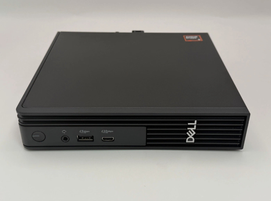 Dell Pro Micro QCM1255 Desktop AMD Ryzen 5, 16GB RAM, 256GB SSD, Win 11 Pro