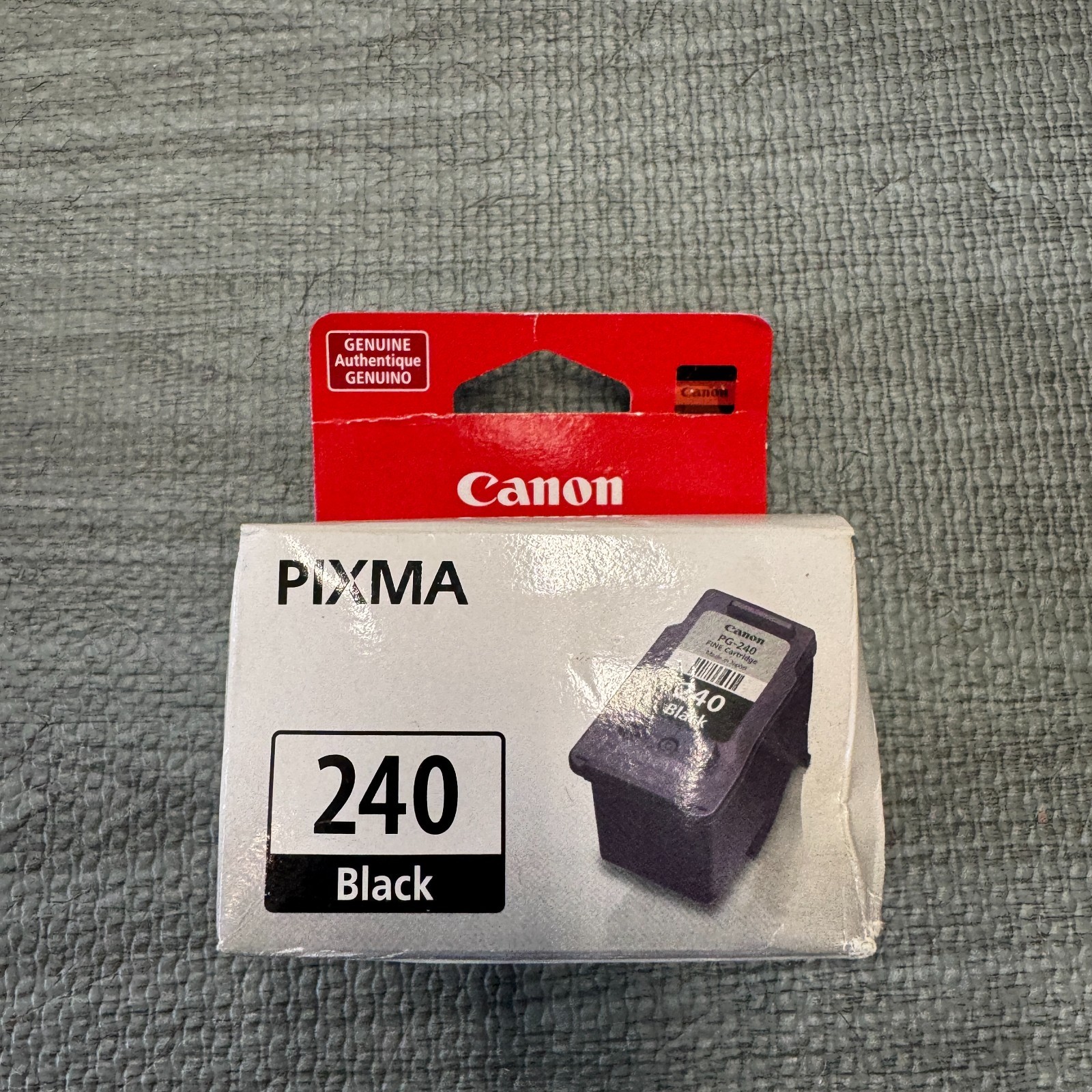 NEW SEALED Canon PIXMA 240 (PG-240) Black Genuine/Original Inkjet Ink Cartridge