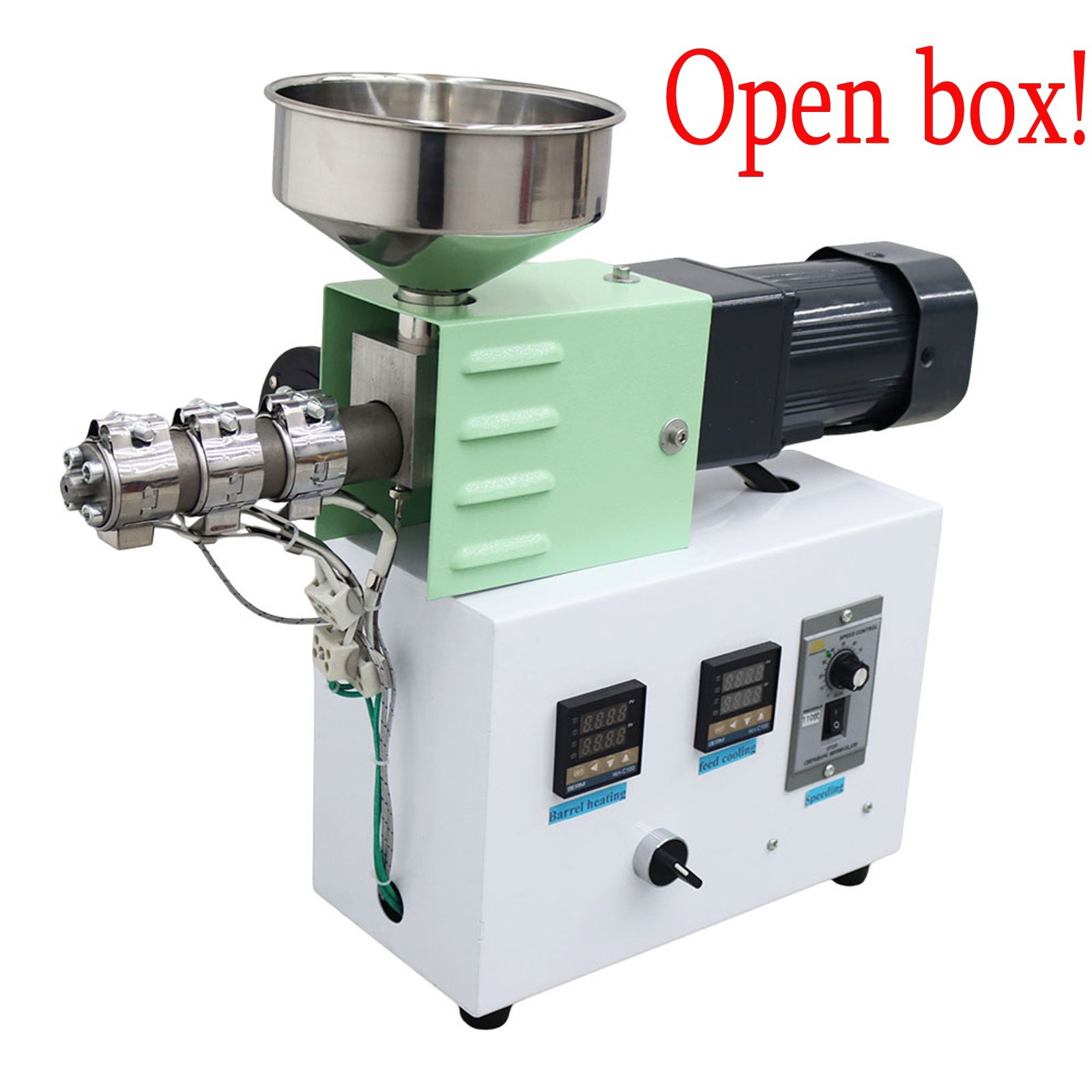 Open box Single Screw Extruder plastic Heating Extrusion SJ15 110V 0.1-0.5kg/h