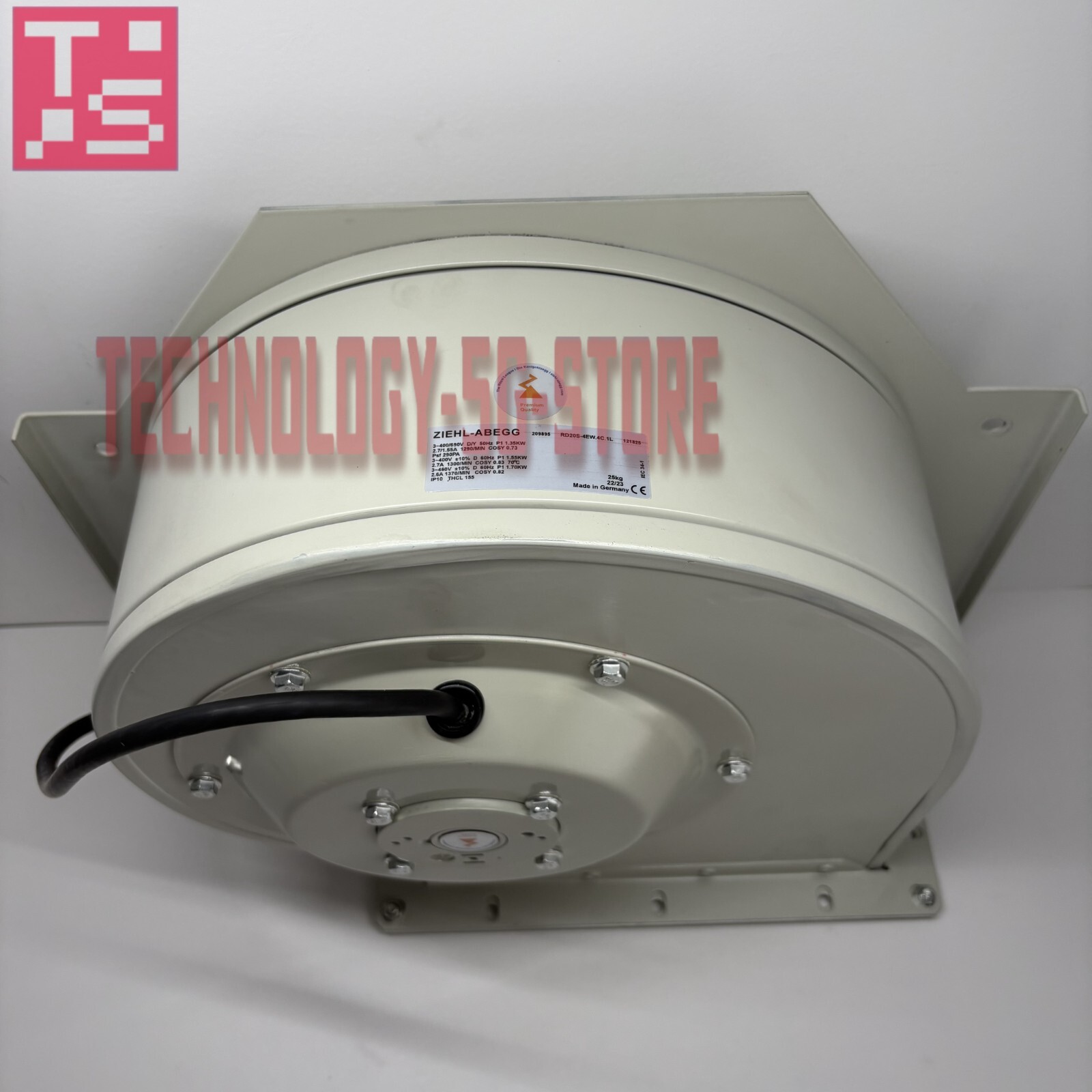 ZIEHL-ABEGG RD20S-4EW.4C.1L 209895 Squirrel Cage Centrifugal Fan#1pcs New In Box