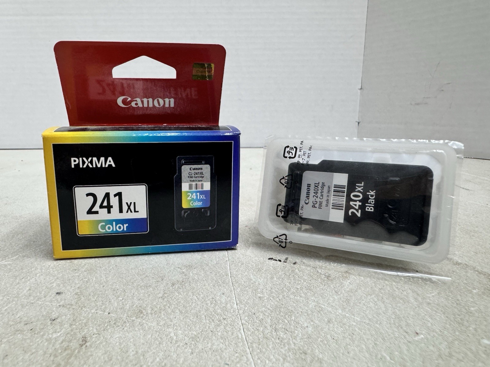 2PK Genuine Canon PG-240 & CL-241 FINE Color MG2120 MG4120 MG3120 MX532 MX472