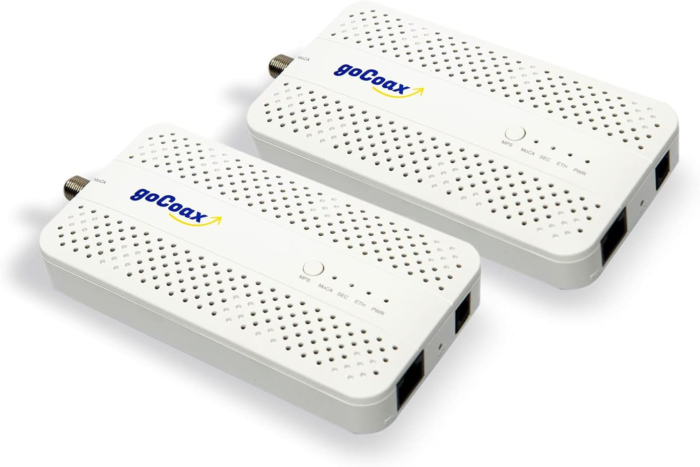 Moca 2.5 Adapter (2-Pack) with 2.5Gbe Ethernet Port | MA2500D Ethernet over Coax