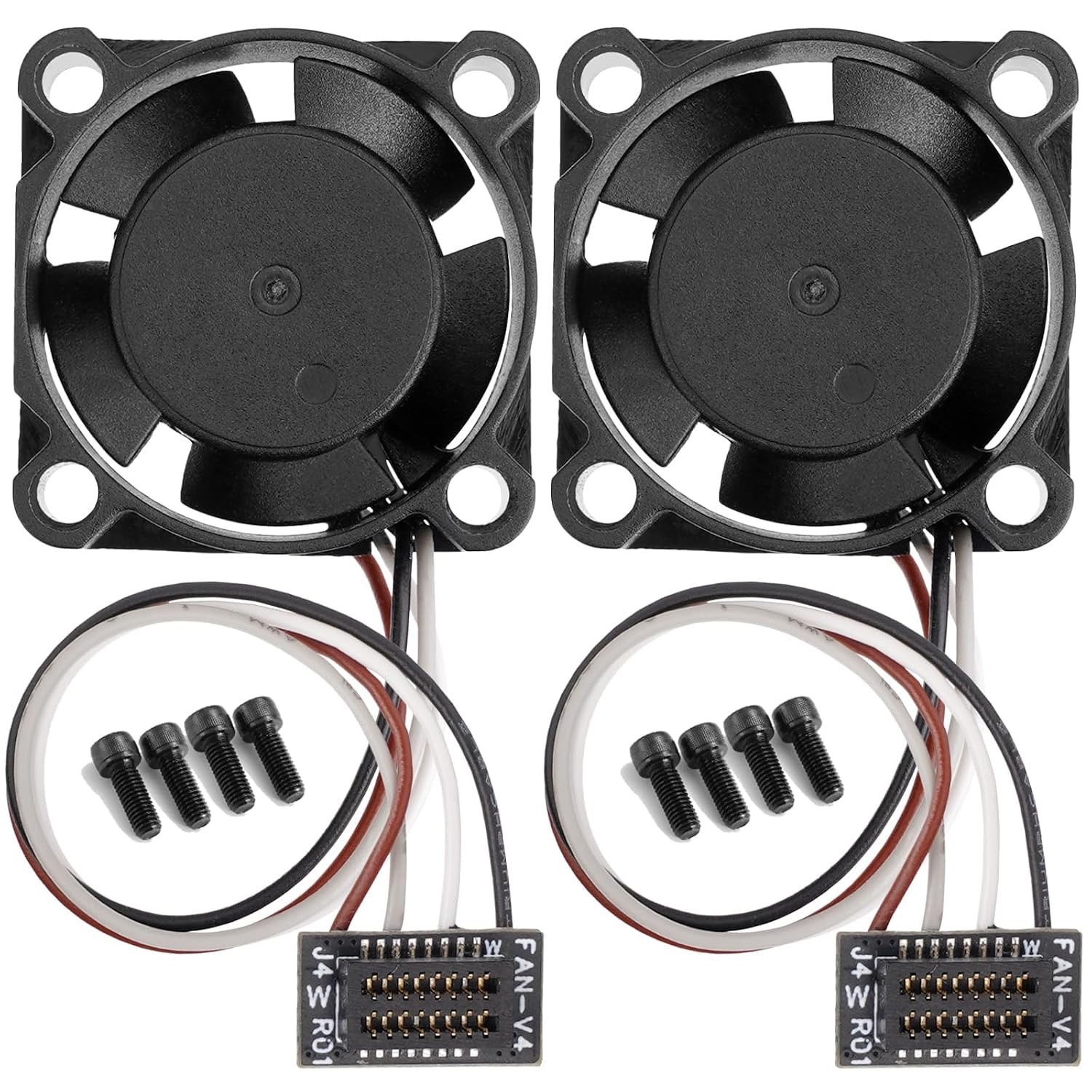 2Pcs Hotend Cooling Fan for Bambu lab P1P/P1S 3D Printer,Brushless Fan for Print