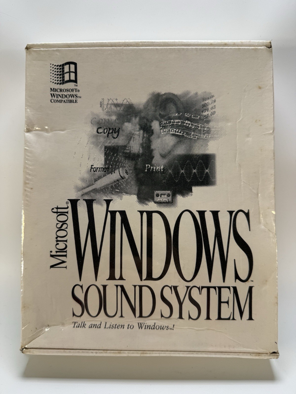Vintage Microsoft Windows Sound System Original Box COA Windows 3.1 Sealed