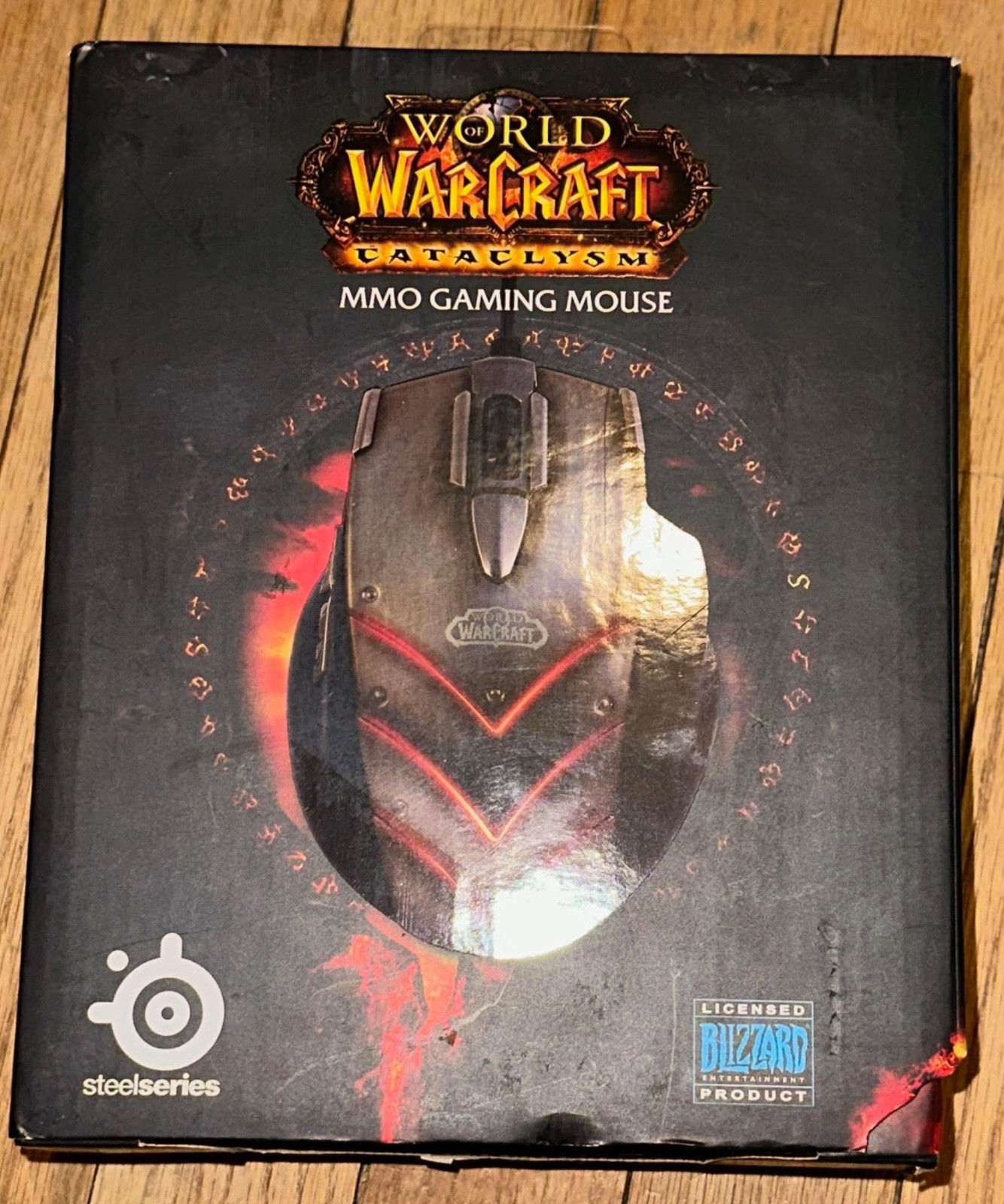 SteelSeries World of Warcraft Cataclysm MMO Gaming Mouse Factory Sealed New Rare