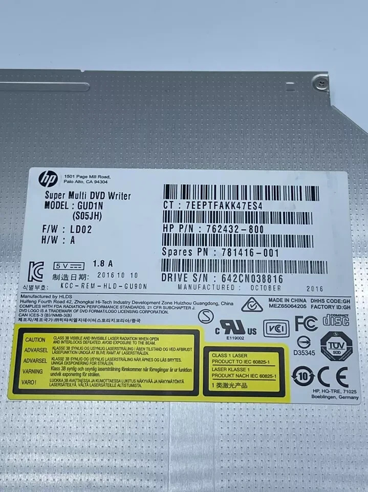 HP Pavilion 17-e 17-F02 17M-AE 17X-AE 17-BY CD/DVD Burner Player