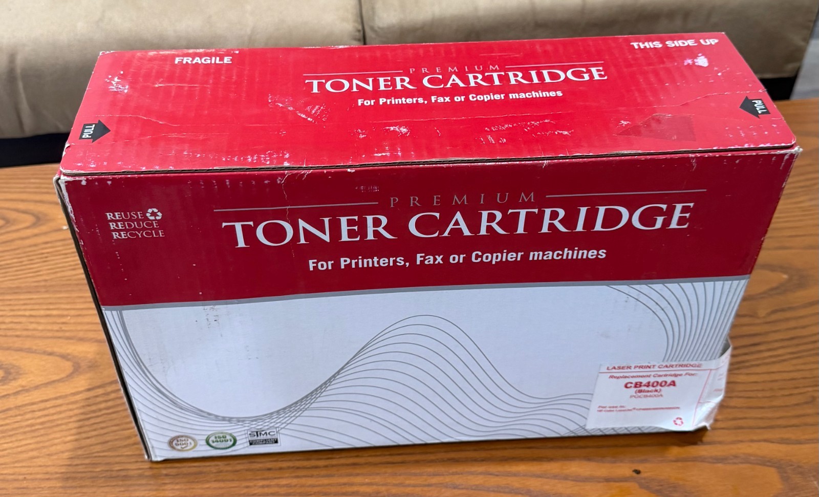 Premium replacement cartridge for CB400A Black Toner
