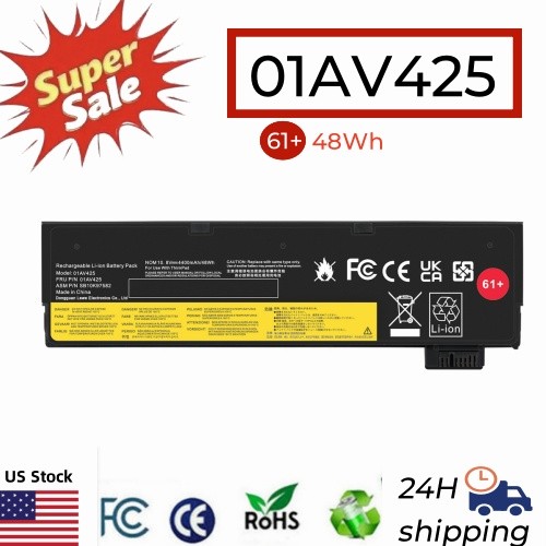 ✅LOT 10x 48wh Battery for Lenovo ThinkPad T470 T480 T570 T580 01AV425 01AV426 US