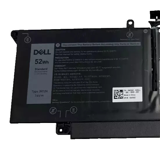 NEW 52Wh 7.6V Genuine JHT2H Battery For Dell Latitude 7310 7410 2-in-1 Series