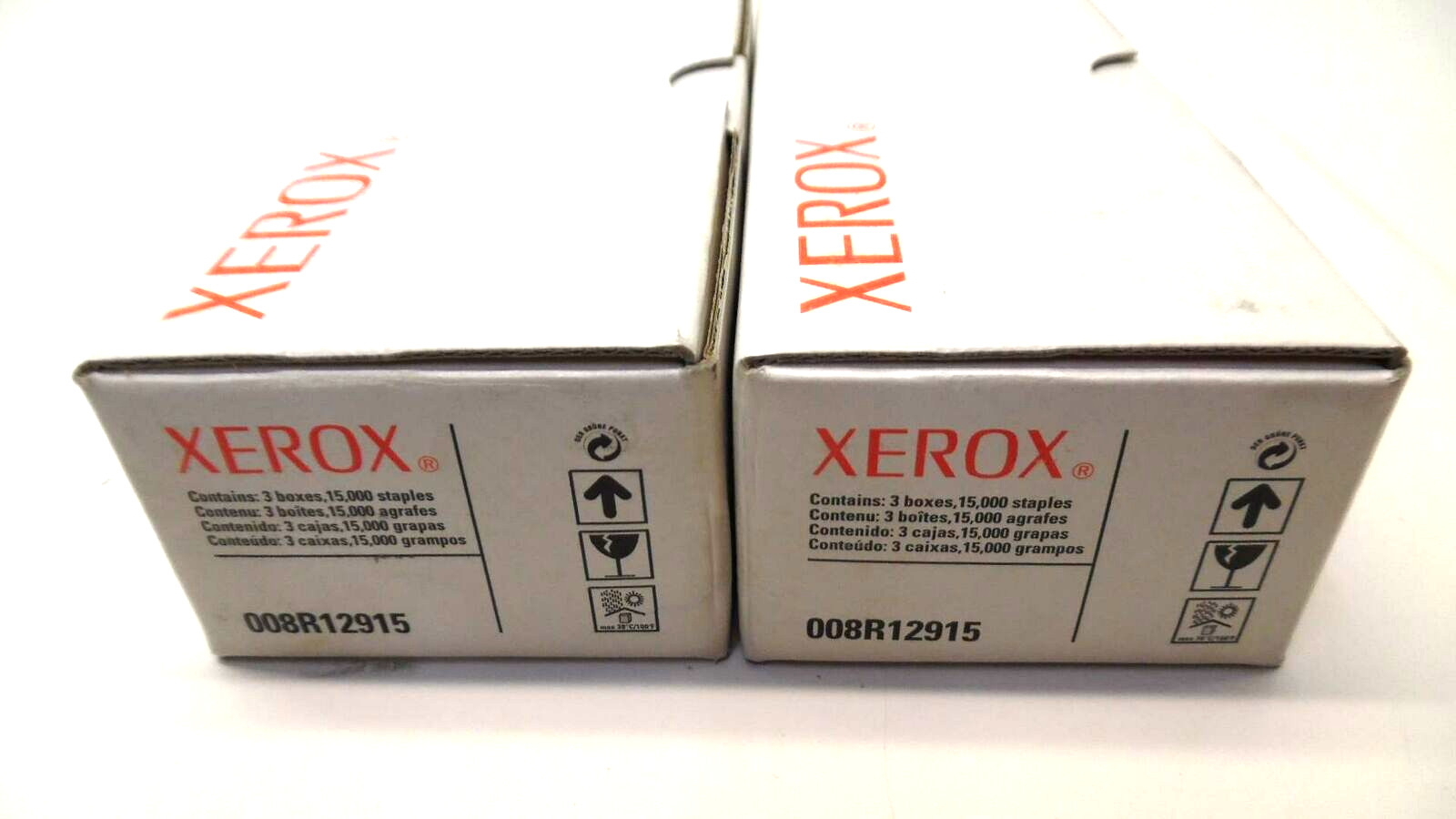 2 X Original Xerox Staple Cartridges - 008R12915 - Unopened NEW
