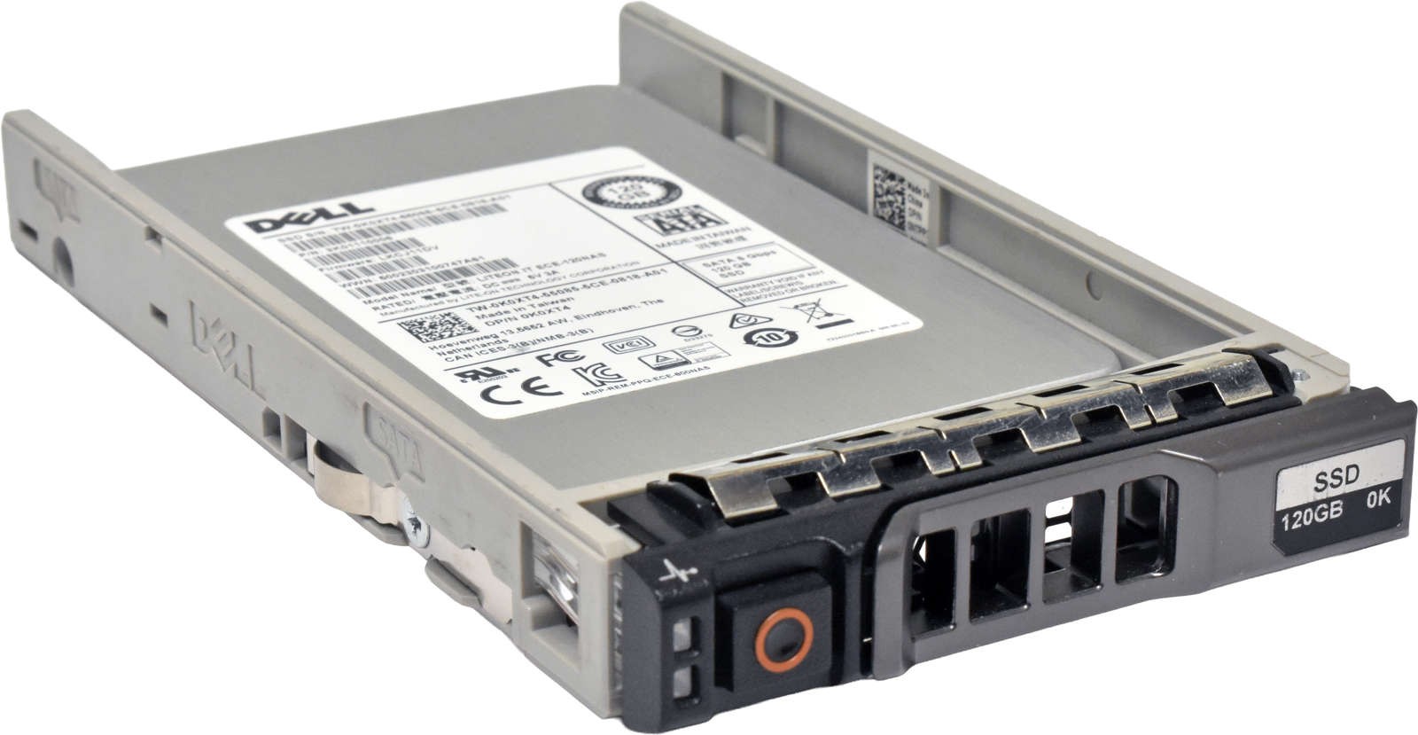 DELL Lite-On 120GB 2.5" 6G SATA SSD IT ECE-120NAS 0K0XT4 +Caddy for R720 R730