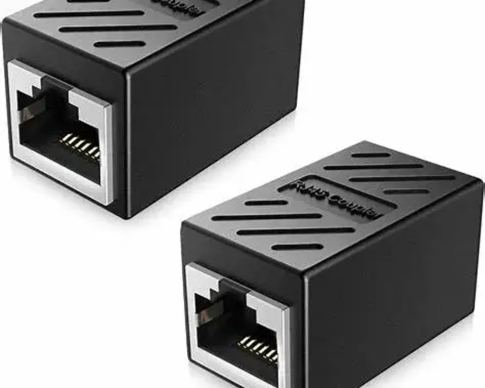 [5/10pcs] RJ45 Shielded Coupler Female to Female CAT6 LAN Cable Connector Inline