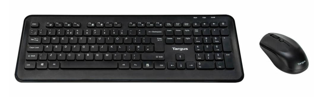 Targus W128869147 AKM610NO Full Size 2.4 GHz Wireless Keyboard and Mouse Co ~E~