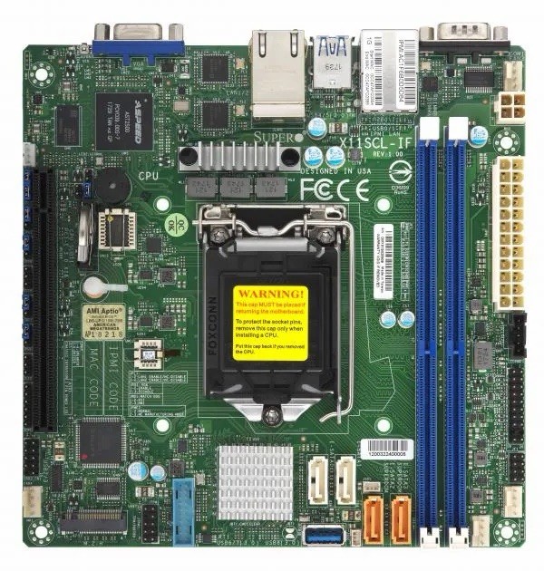 Supermicro X11SCL-IF MicroATX LGA1151 DDR4 Server Motherboard Dual LAN