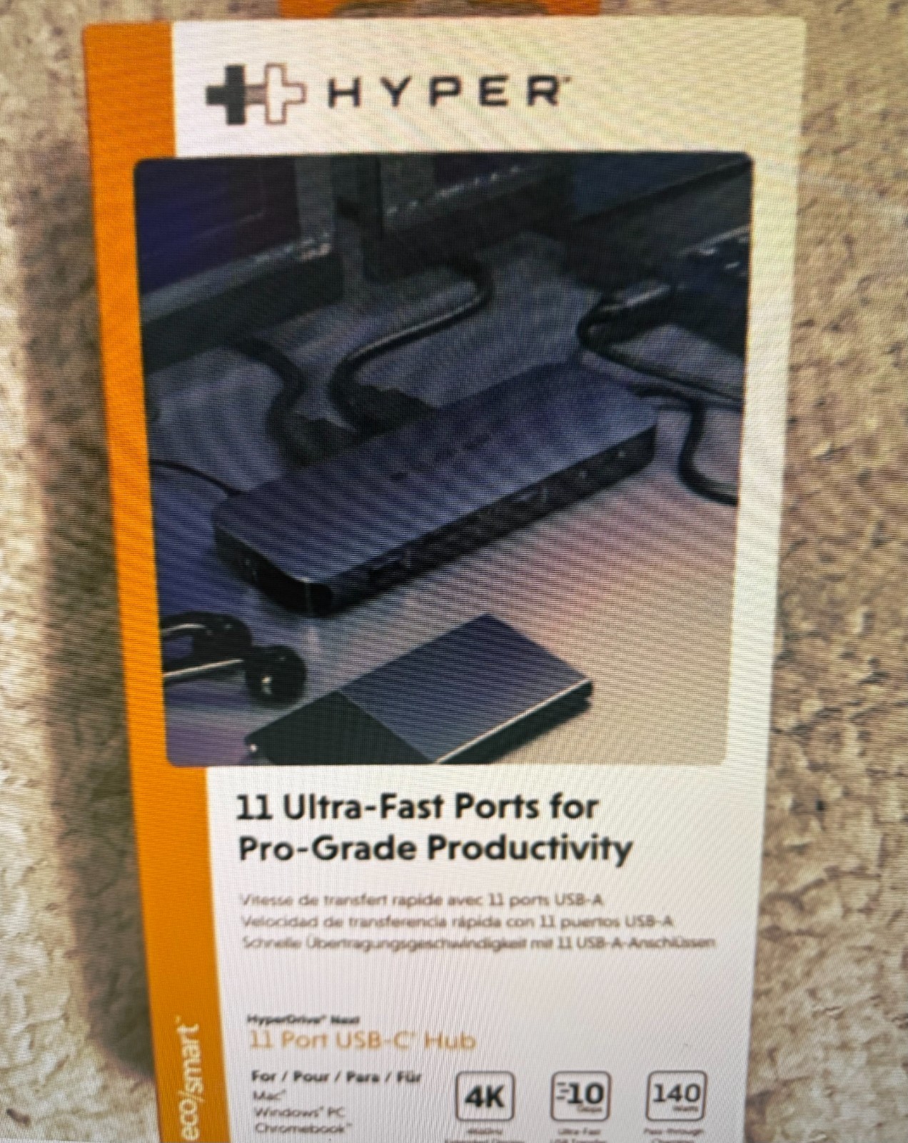 Hyper 11 Ultra Fast Ports for Pro Grade Productivity, BRAND NEW, FACTORY SEALED