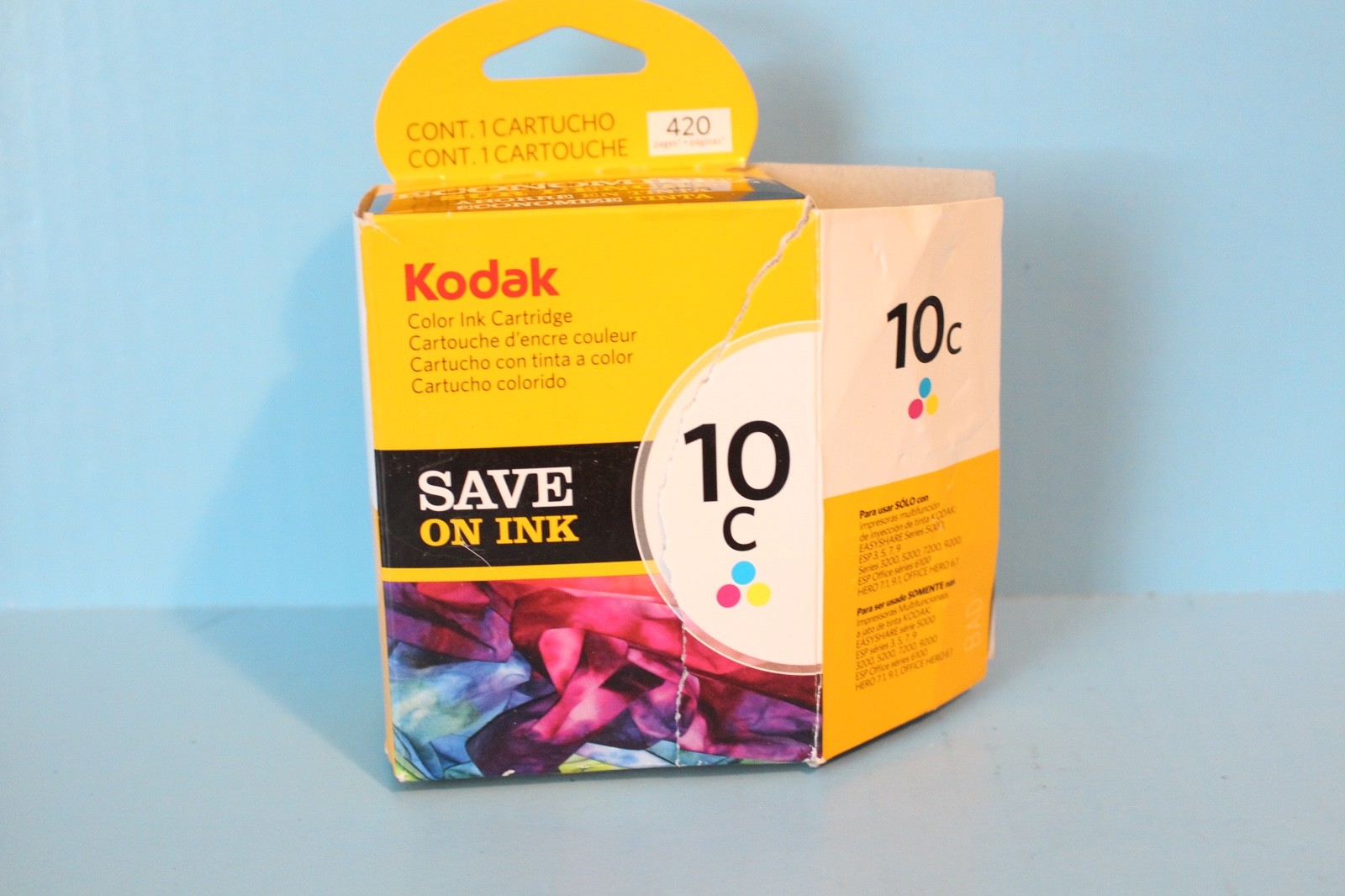 KODAK COLOR INK INKJET CARTRIDGE 10C NEW IN BOX 894650 SINGLE CARTRIDGE