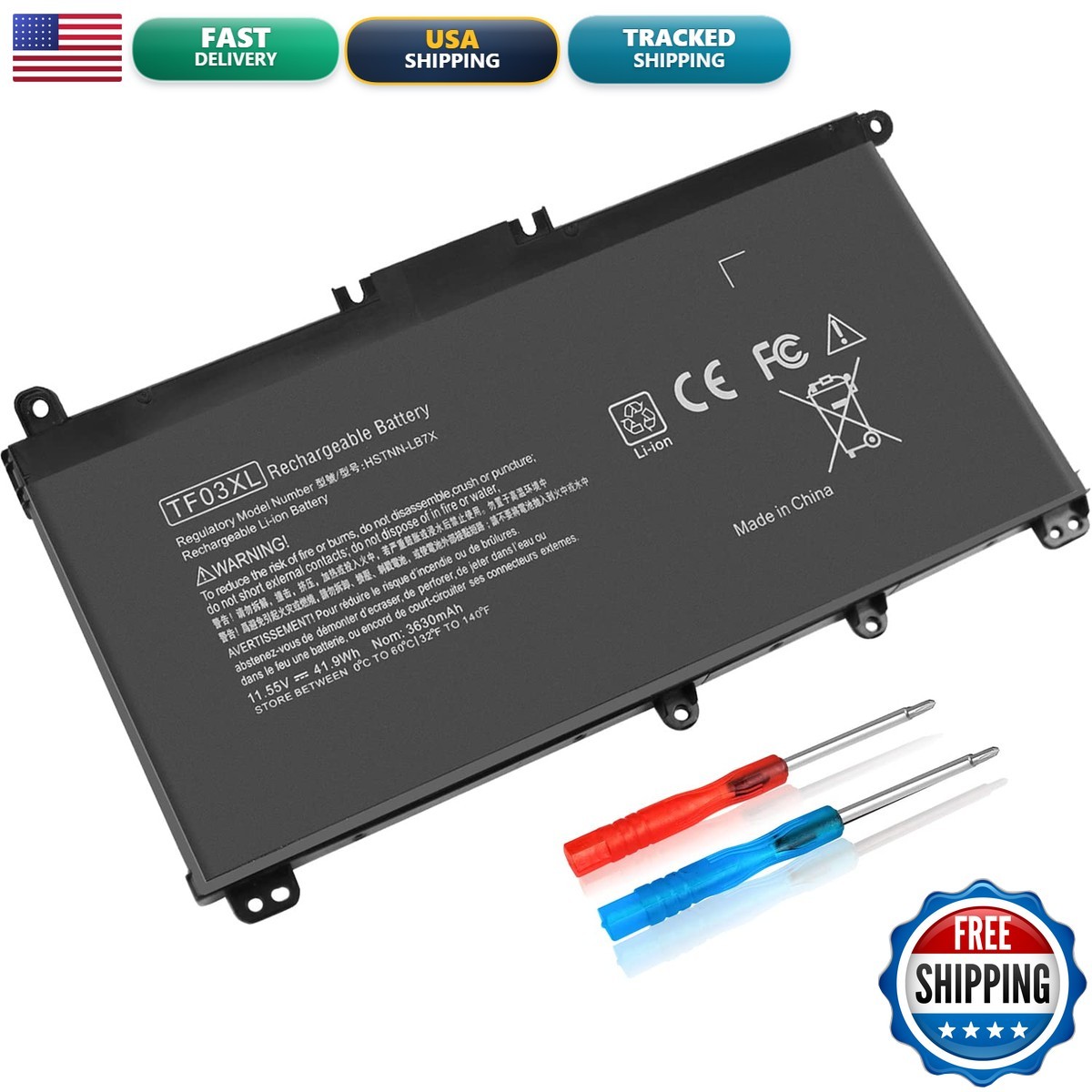 Perhanmm TF03XL 920070-855 Battery for HP Pavilion 15-CC 15-CD 14-CD