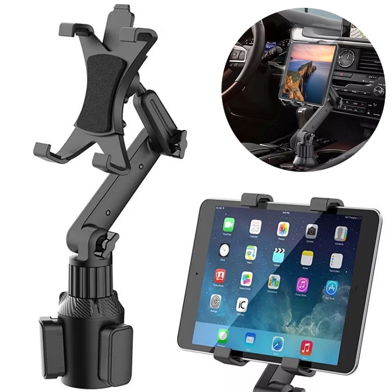 Car Mount Stand Cup Holder Phone Holder 360° Rotation for iPhone iPad Tablets