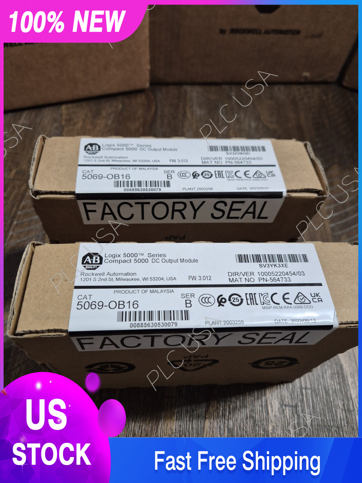 New Factory Sealed Allen-Bradley 5069-OB16 Ser B.  5000 16 Channel