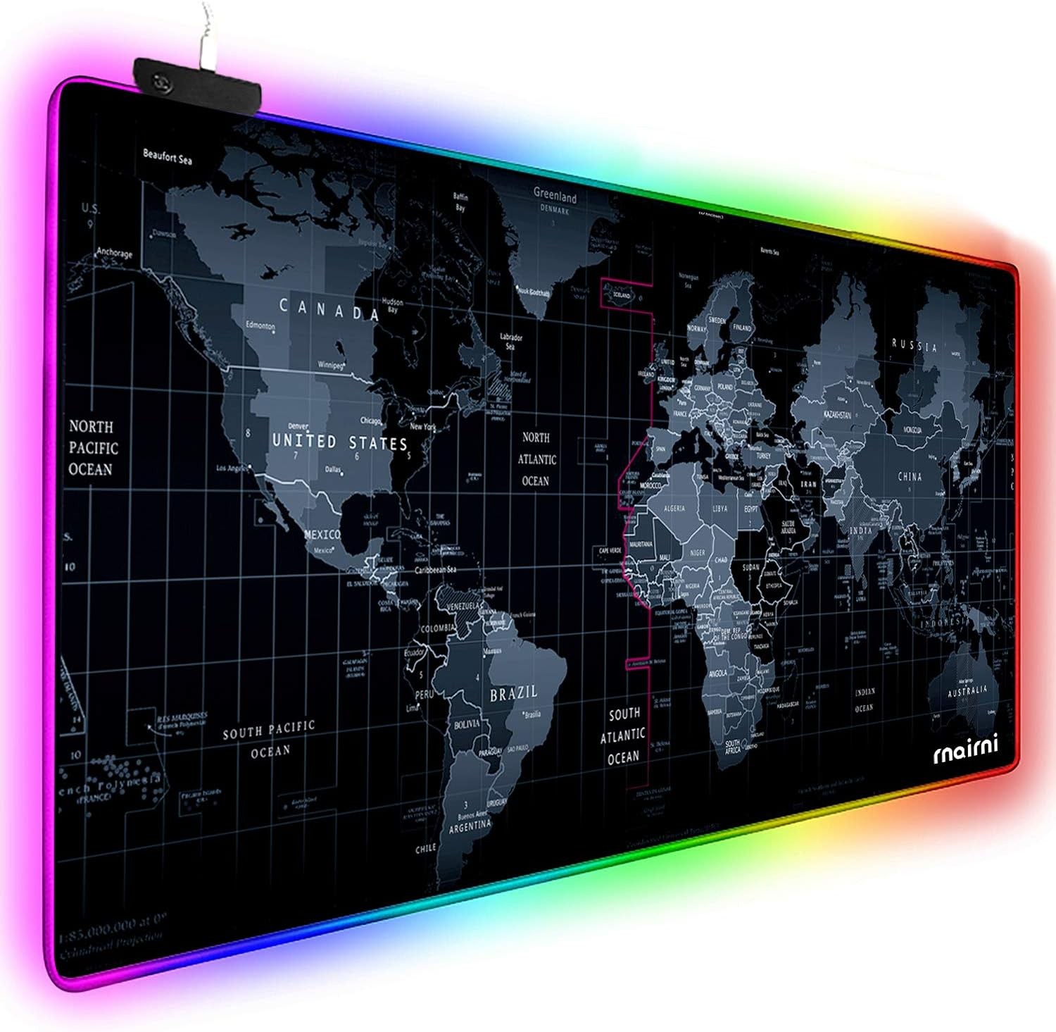 Extended RGB Gaming Mouse Pad, Extra Large Gaming Mouse Mat for Gamer, Waterproo