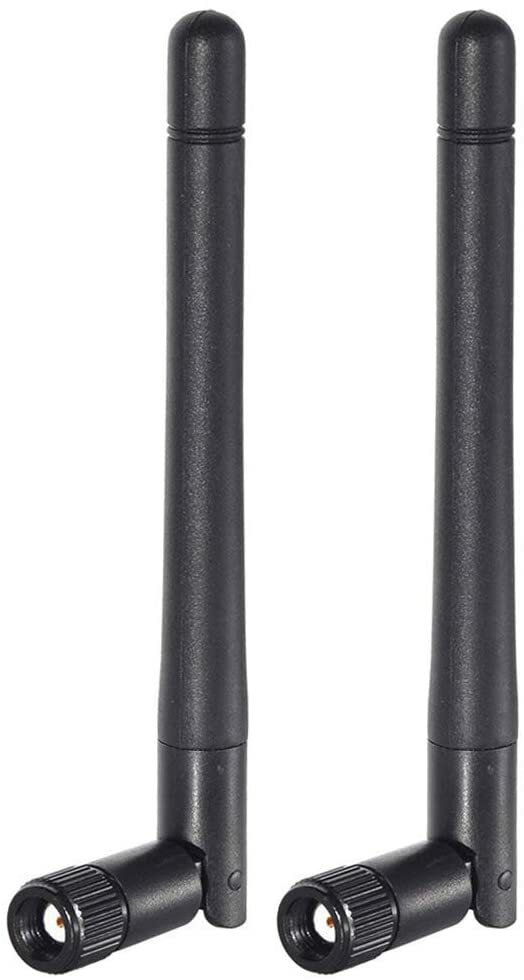 2x Bingfu Dual Band WiFi Antenna 3dbi MIMO RP-SMA Male for WiFi Router Wireless