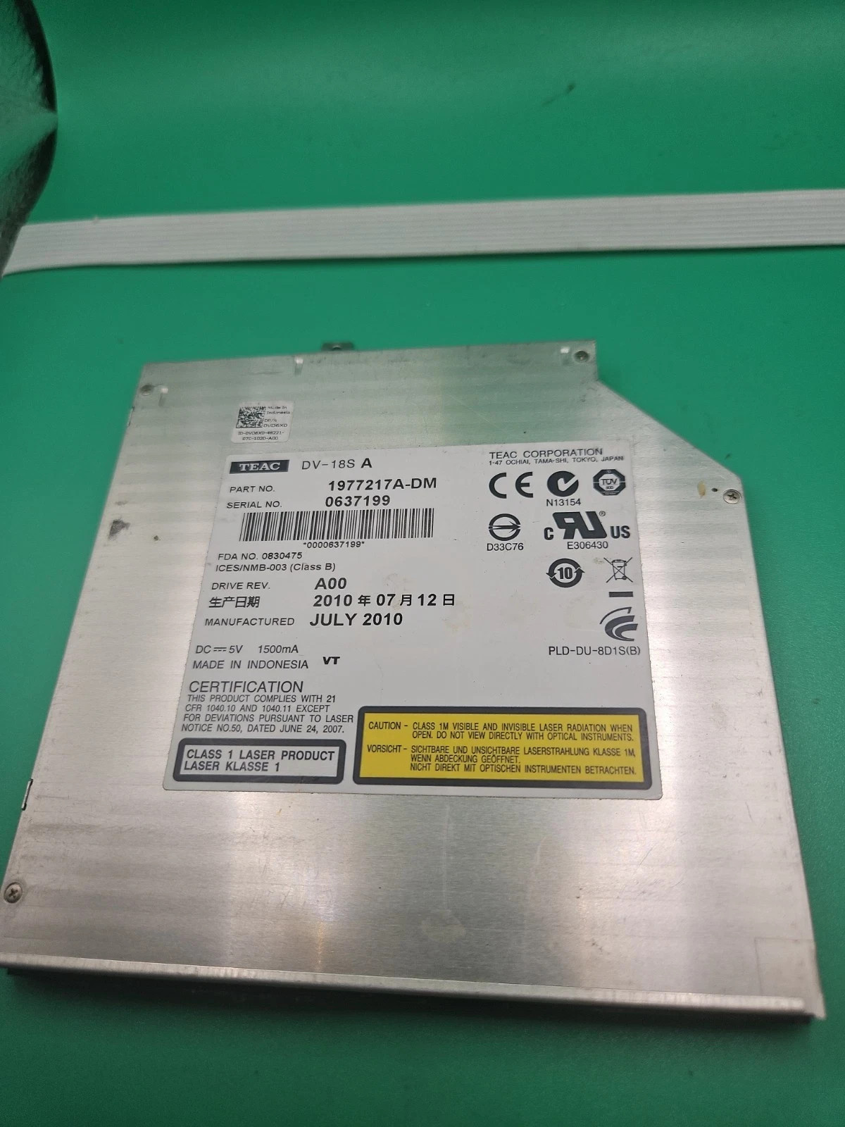 DELL U872P SATA DVD ROM DRIVE TEAC DV-18S A WITH WARRANTY US SELLER
