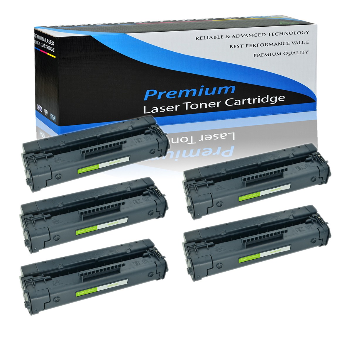 5PK Toner Compatible C4092A 92A for HP LaserJet 1100 1100a 1100ase 1100xi 1100ax
