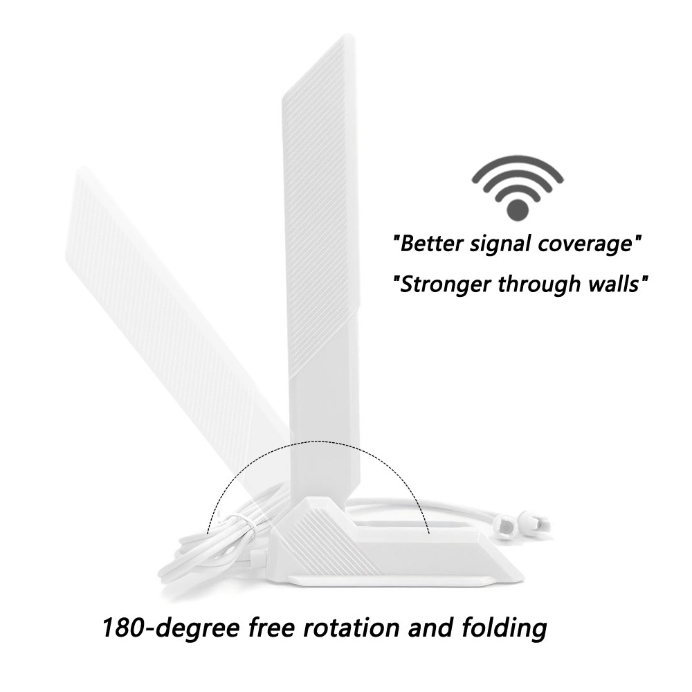 New White WiFi 7 Replacement Antenna Cable For Gigabyte B860I AORUS PRO ICE