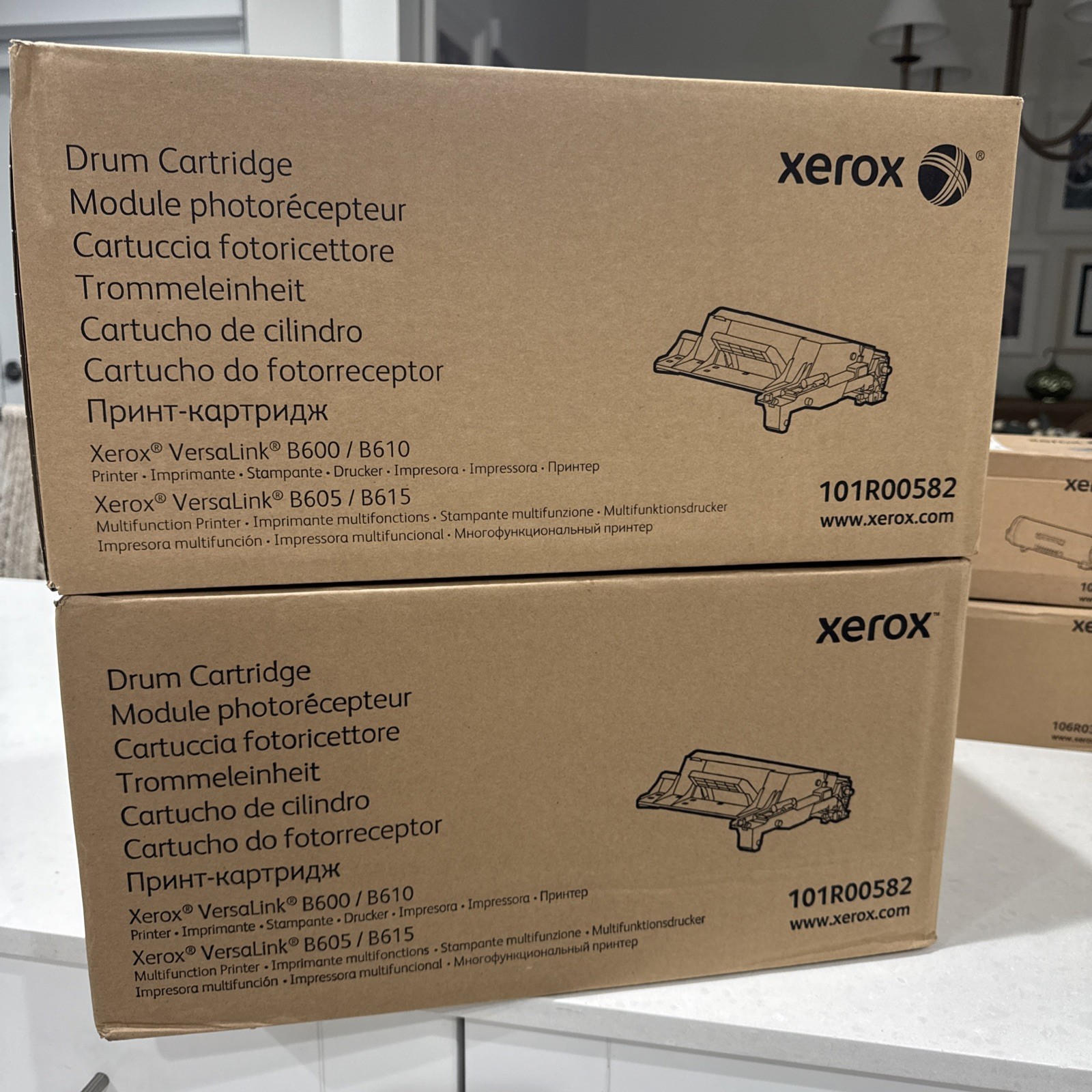 2 Genuine Xerox VersaLink B600 - B605 - B610 -B615 DRUM Cartridge 101R00582